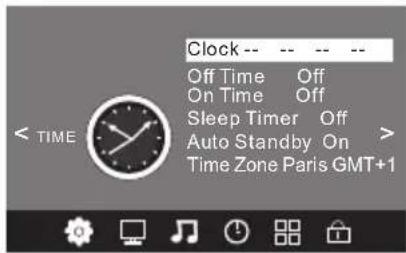 CHANGHONG LED32D2080T2 - 4.TIME MENU - 1