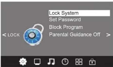 CHANGHONG LED32D2080T2 - LOCK MENU - 1