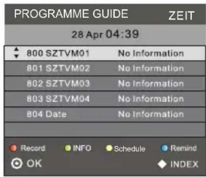 CHANGHONG LED32D2080T2 - EPG-Menu (Elektronische FernsehZeitschrift). - 1