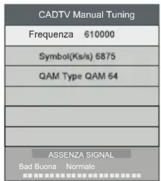 CHANGHONG LED32D2080T2 - Sintonizzazione Manuale DTV (DVB-C) - 2