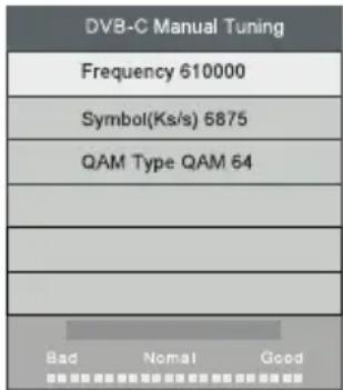 CHANGHONG LED32D2080T2 - 2 DTV Manual Tuning (DVB-C) - 3
