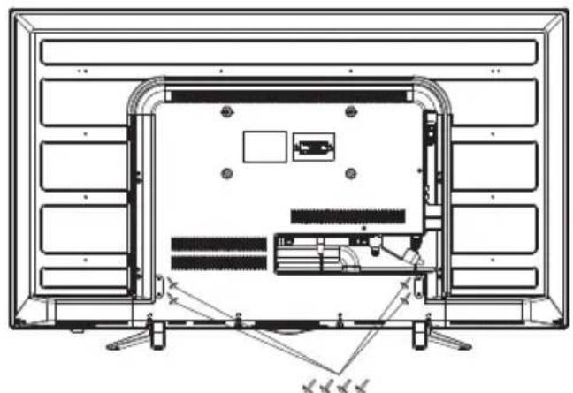 CHANGHONG LED32D2080T2 - Base Stand Assembly Instruction - 3