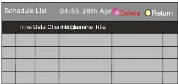 CHANGHONG LED32D2080T2 - Schedule - 1
