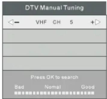 CHANGHONG LED32D2080T2 - DTV Manual Tuning (DVB-T) - 2