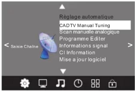 CHANGHONG LED32D2080T2 - Recherche automatique (DVB-C) - 1