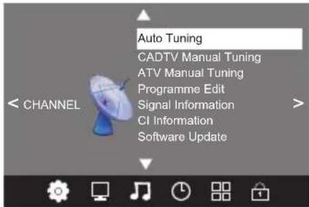 CHANGHONG LED32D2080T2 - Auto Tuning (DVB-C) - 1