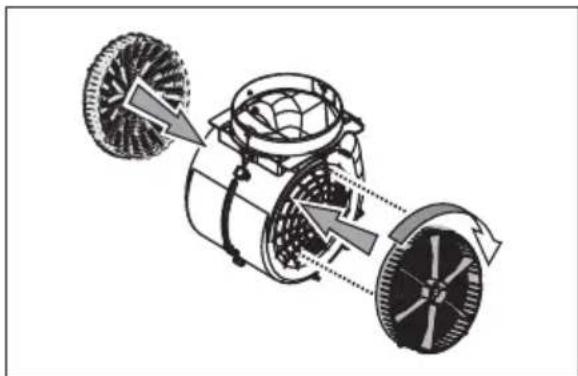 AEG AWS8440AB - Filtre à charbon actif NON lavable - 1