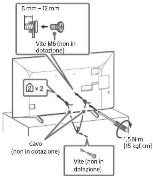 SONY Bravia KD43XG7096 - Prevenzione delle cadute KD-65XG70xx / 55XG70xx - 1