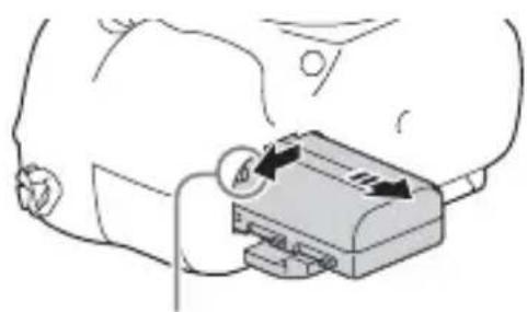 SONY Alpha ILCA68K - To remove the battery pack - 1