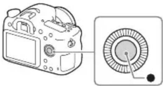 SONY Alpha ILCA68K - Kontroller, at der er valgt [Angiv] på skærmen, og tryk derefter på ● på kontrolhjulet. - 1
