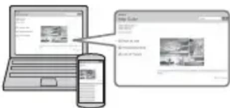 SONY Alpha ILCA68K - Lisātietojen saaminen kamerasta ("Käytöopas") - 1