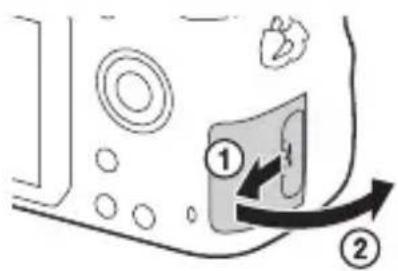 SONY Alpha ILCA68K - Akun/muistikortin (myydään erikseen) asettaminen - 4