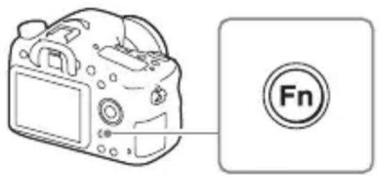 SONY Alpha ILCA68K - Toiminnon valitseminen Fn (Toiminto) -painikkeella - 1