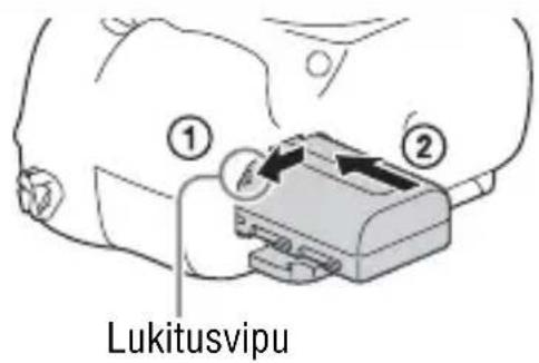 SONY Alpha ILCA68K - Akun/muistikortin (myydään erikseen) asettaminen - 2
