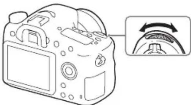 SONY Alpha ILCA68K - Gebrauch des Drehreglers - 1