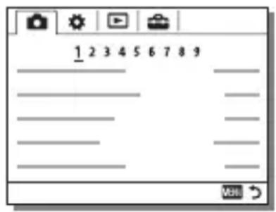 SONY Alpha ILCA68K - Seleccione el elemento de ajustede semente utilizing / / / de la rueda de control o girando la rueda de control, y.afteres pulse del centro de la rueda de control. - 1