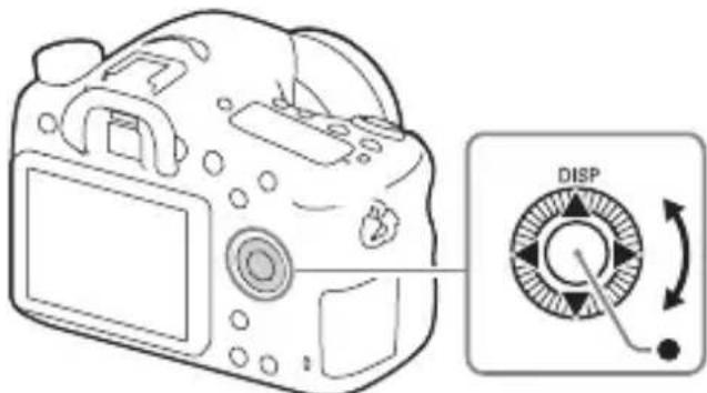 SONY Alpha ILCA68K - Como usar o seletor de controlo - 1