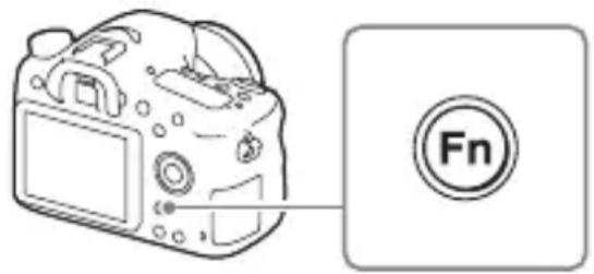 SONY Alpha ILCA68K - Auswahlen einer Funktion mit der Taste Fn (Funktion) - 1