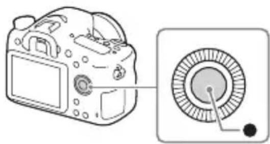 SONY Alpha ILCA68K - Controller of [Enter] is geseleerd op het scherm, en druk daarna op ● op het besturingswiel. - 1