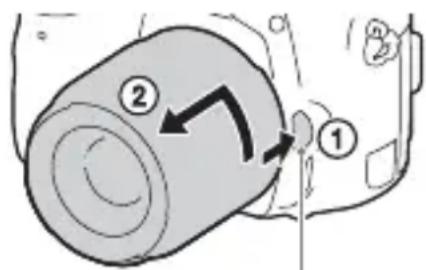 SONY Alpha ILCA68K - Para retirar a objetiva - 1