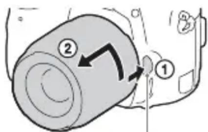 SONY Alpha ILCA68K - To remove the lens - 1