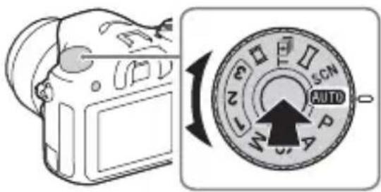 SONY Alpha ILCA68K - Set the mode dial to Auto Mode). - 1