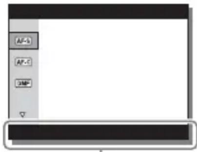 SONY Alpha ILCE7M2K - Per impostare le impostazioni individuali nella schermata dedicata - 1