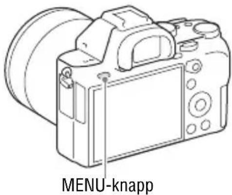 SONY Alpha ILCE7M2K - Kontroll eller nyinställning av datumet, klockan och området - 2