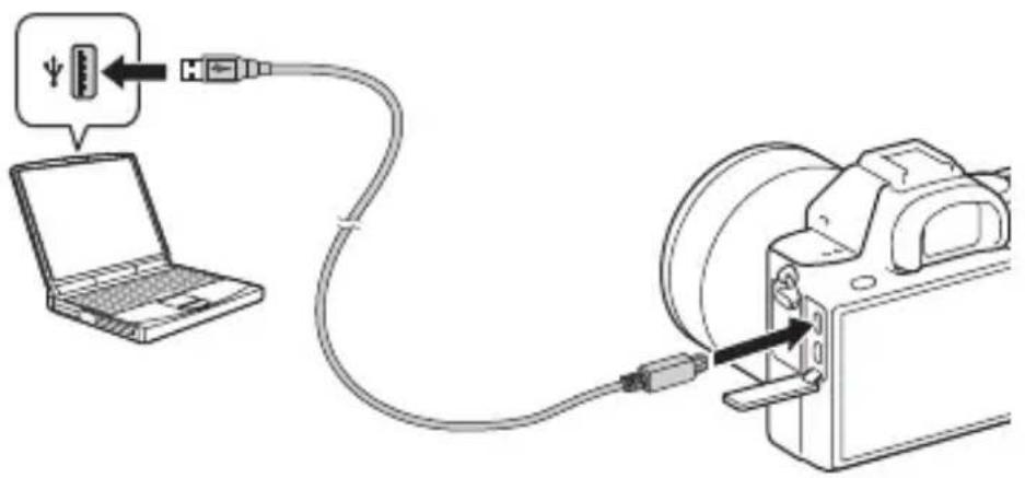 SONY Alpha ILCE7M2K - Carica mediante il collegamento a un computer - 1