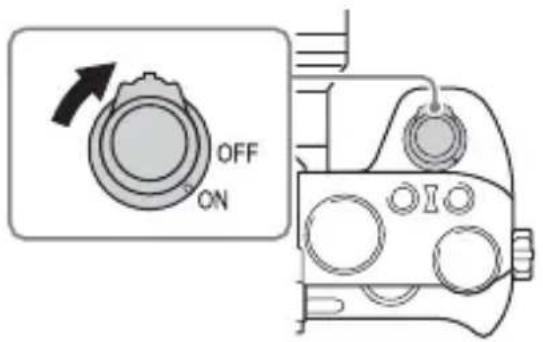 SONY Alpha ILCE7M2K - Placez le bouton d'alimentation sur ON pour mettre l'appareil sous tension. - 1