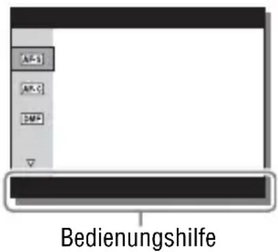 SONY Alpha ILCE7M2K - So legen Sie die individuellen Einstellungen auf dem dedizierten Bildschirm fest - 1