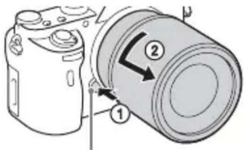 SONY Alpha ILCE7M2K - To remove the lens - 1
