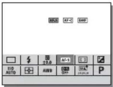 SONY Alpha ILCE7M2K - Auswählen einer Funktion mit der Taste Fn (Funktion) - 2