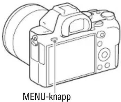 SONY Alpha ILCE7M2K - Kontrollere eller tilbakestille dato/klokkeslett og område - 1
