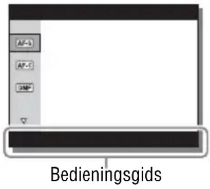 SONY Alpha ILCE7M2K - Individuele instellingen maken op het specifieke scherm - 1