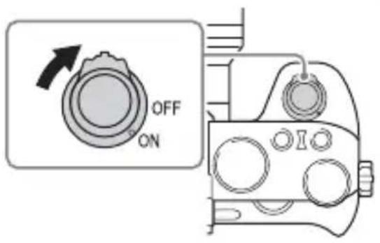 SONY Alpha ILCE7M2K - Przestaw przełącznik zasilania na ON, aby włączyć aparat. - 1