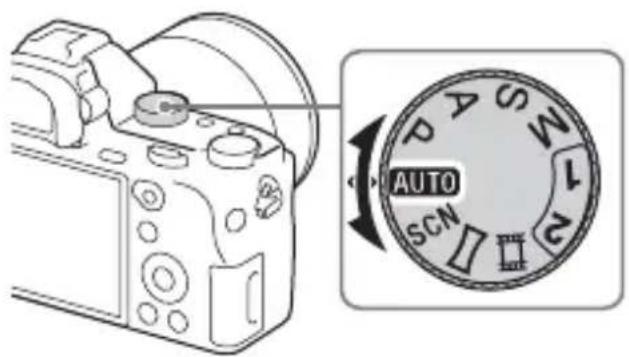 SONY Alpha ILCE7M2K - Auswählen des Aufnahmemodus - 1