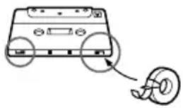 SONY LBTD790 - Para proteger una cinta permanente - 2