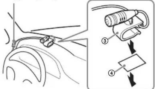 SONY DSXB710D - Installing the microphone - 2