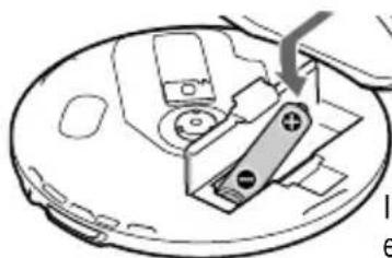 SONY DNE320 - Preparación de una fuente de alimentación (pila seca) - 3