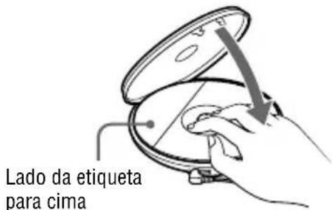 SONY DNE320 - Coloque o CD no tabuleiro e feche a tampa. - 1