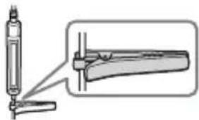SONY DNE10 - Pour retarder le clip pour le fixer dans le sens inverse - 3