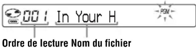 SONY DNE10 - Lecture des plages dans l'ordre de votre choix (Lecture PGM) - 2