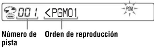 SONY DNE10 - Reproduccion de pistas en elorden que se dese (reproduccion PGM) - 1