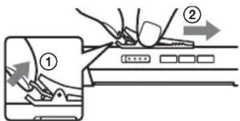 SONY DNE10 - Pour retarder le clip pour le fixer dans le sens inverse - 1