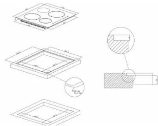 HOOVER HIC642 - Vgradnja - 2