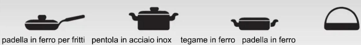 HOOVER HIC642 - Selezione di recipienti da cucina per la cottura - 1