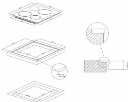 HOOVER HIC642 - Fremgangsmäde for installation - 2