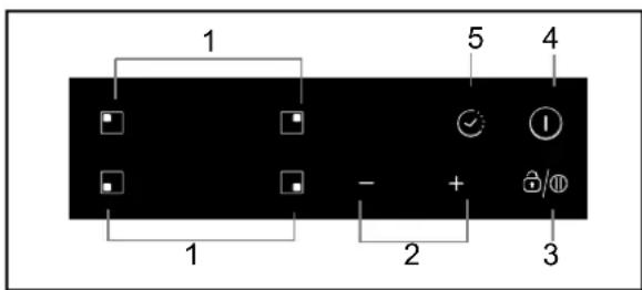 HOOVER HIC642 - Schematicky ná kres ovlá dacieho panela - 1