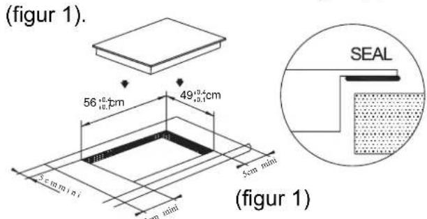 HOOVER HIC642 - Fremgangsmäde for installation - 1
